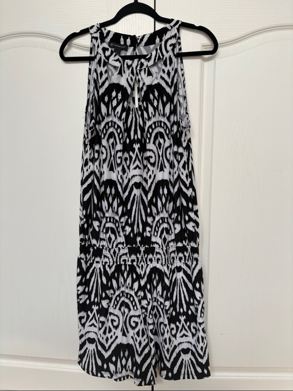 INC International Concepts Black and White Maxi Skirt